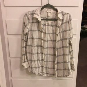 Off-White Plaid Shirt
